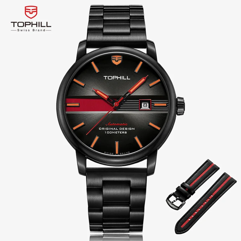 

TOPHILL Original Imported Mechanical Movement Men's Mechanical Watches Sapphire Wristwatches Waterproof Starlight Clocks TD002G