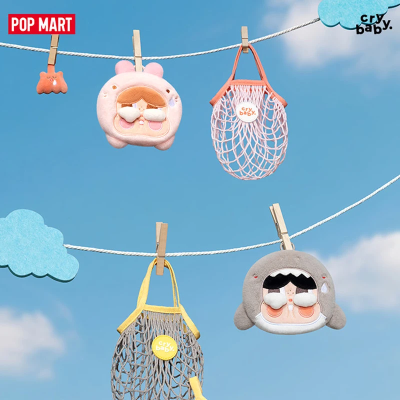 

POPMART Crybaby Cry Me An Ocean Series Multi-functional Storage Bag Blind Box Toy Mystery Box Cute Anime Figure Doll Girls Gift
