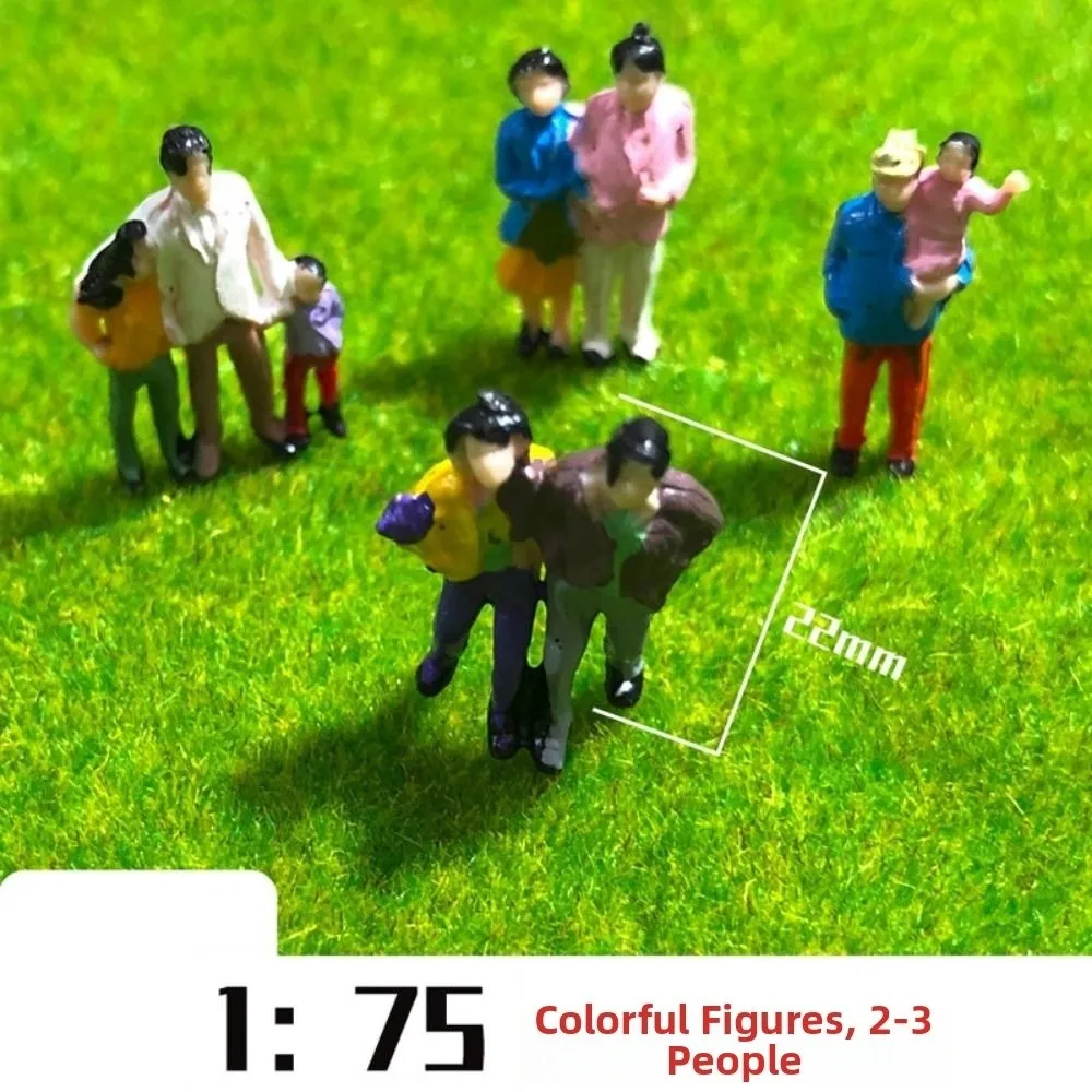 10/50pcs 1:25/1:30/1:300 Scale Model Building People Mixed Color Assorted Poses Figures Passengers Multistyles Standing People