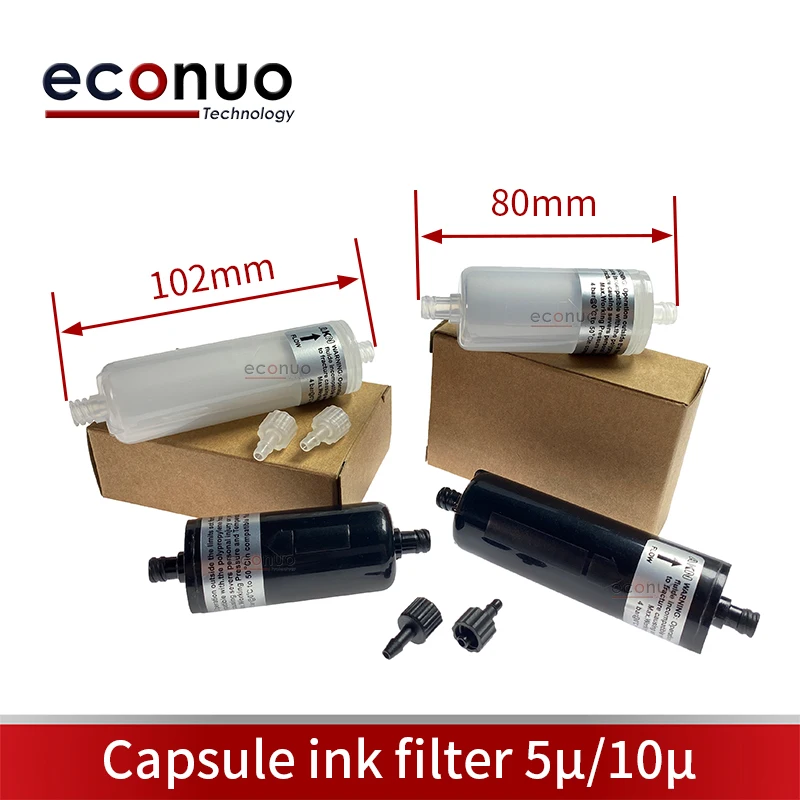 

20PCS UV / Eco solvent 5u/10u Long Ink Filter for Flora Gongzheng Infiniti UV flatbed inkjet printer ink filter damper