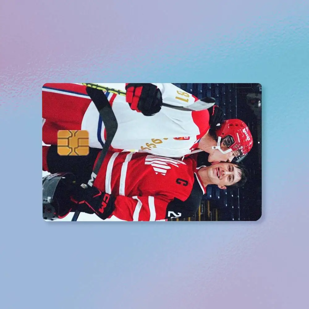 Heated Rivalry Shane Hollander Ilya Rozanov  Credit Card HD Stickers Easy to replace, change card style anytime as you like