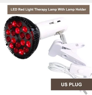 Hot Selling 54W Therapy Lamp PAR38 Black Infrared Therapy Lamp LED Beauty Lamp LED Therapy Spa  Anti Aging Device