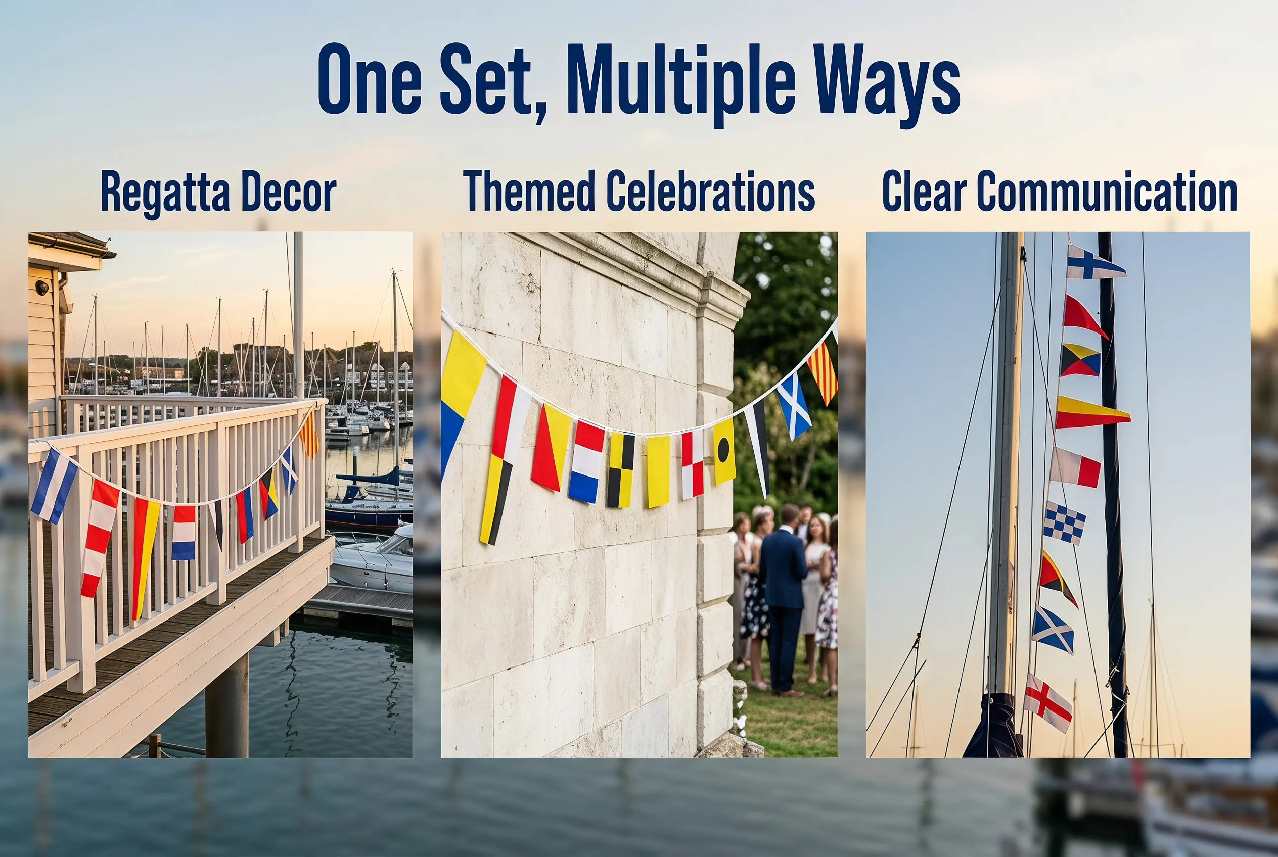 40Pcs Ship Signal Flags International Nautical Code Flag Set Weather Resistant Fabric for Boating Sailing Navigation Marine