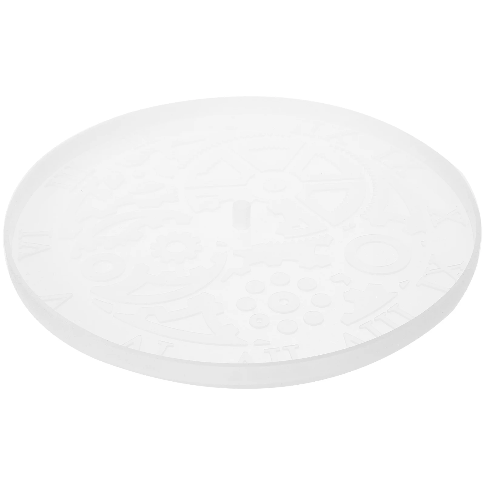 

Epoxy Silicone Casting Mold DIY Clock Shape Reusable Non-Stick Flexible Mold for Craft Making and Decor DIY Tool