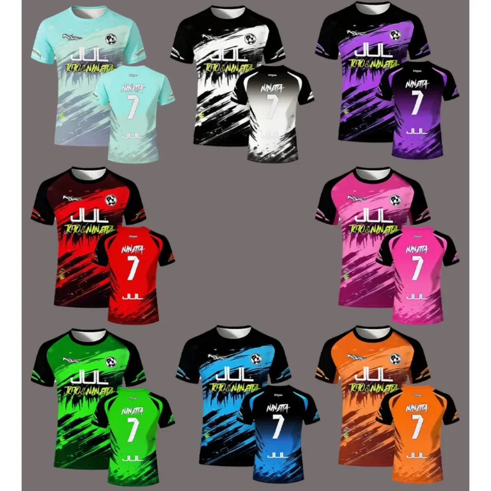 Camiseta de futebol de la serie de 90 minit de julue,new camiseta transpirable masculina para deportes al aire libre 2025 #2