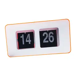 Classic Retro Vintage Auto Flip Clock Internal Gear Operated for Bedroom Home Decoration Digital Auto Flip Down Desk Table Clock