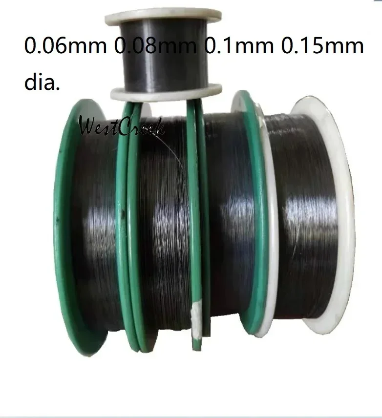 WESTCREEK D0.06-0.15mm L2m/5m W 99.99% pure tungsten electrode wire heating wire Electrostatic tungsten line wolfram Filament