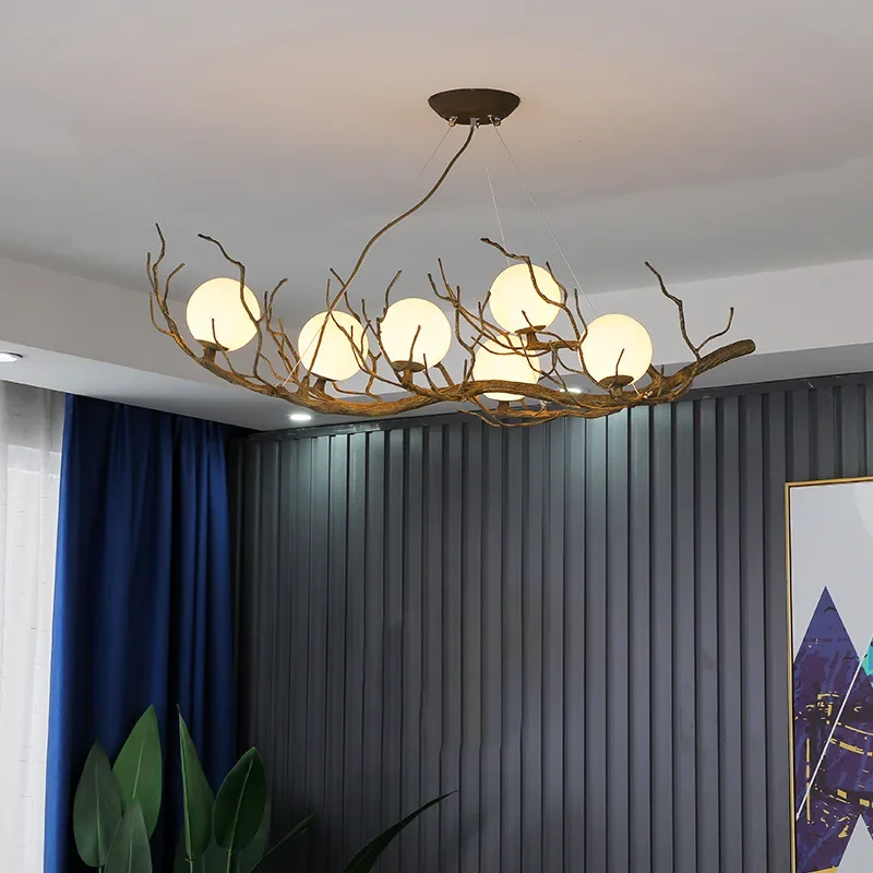 Tea art retro bar art Internet celebrity bed and breakfast decorative lamp