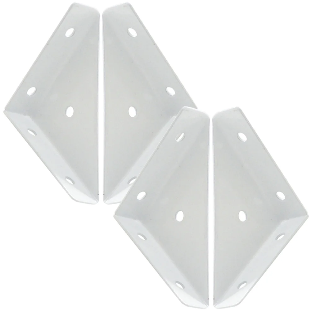 

4 Pcs Bed Corner Hardware Accessories Braces Bracket Heavy Duty Support Brackets Cupboard Angle Iron