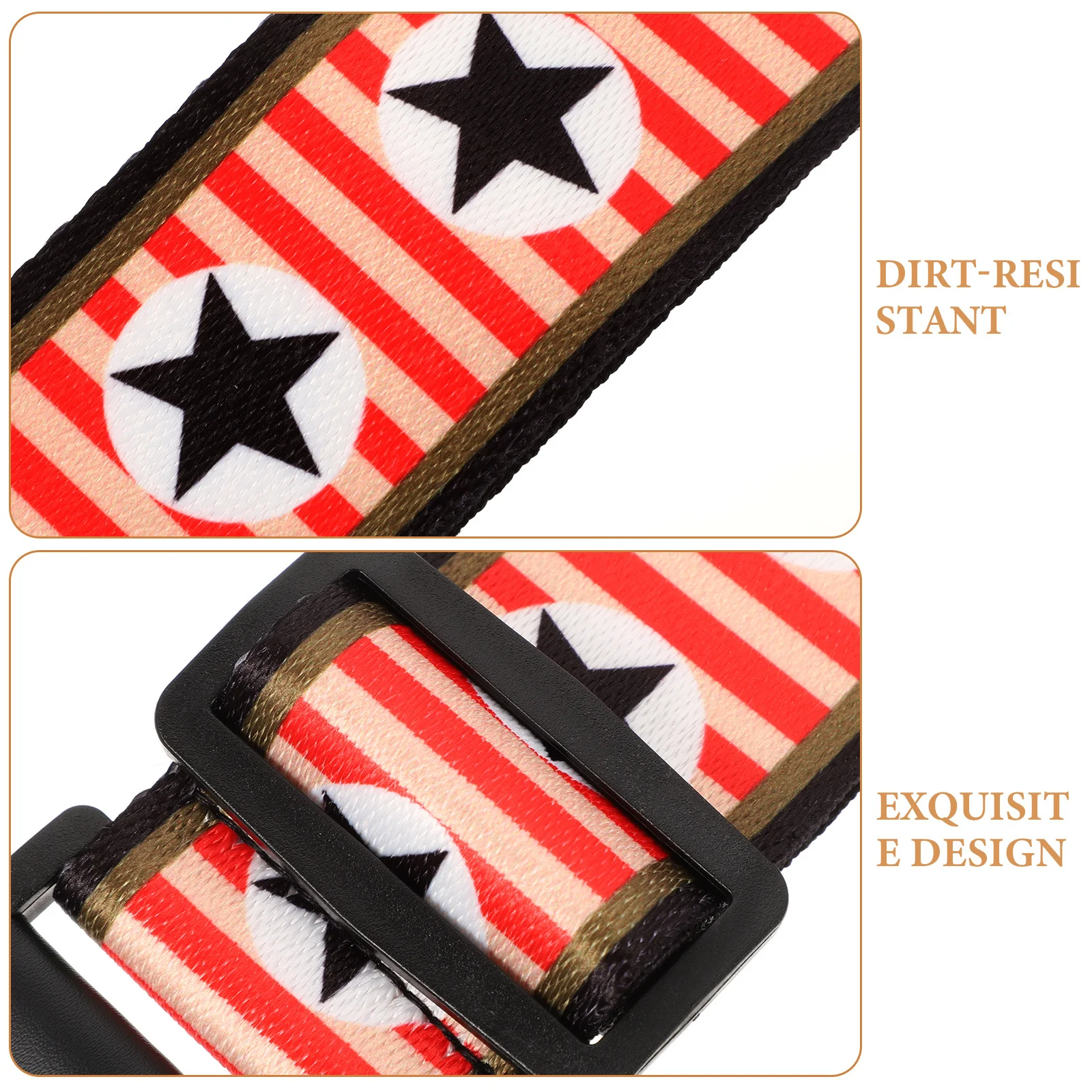 

Guitar Strap Light Portable Adjustable Shoulder Strap for Electric Acoustic Bass Ukulele Musical Instruments Guitar Belt