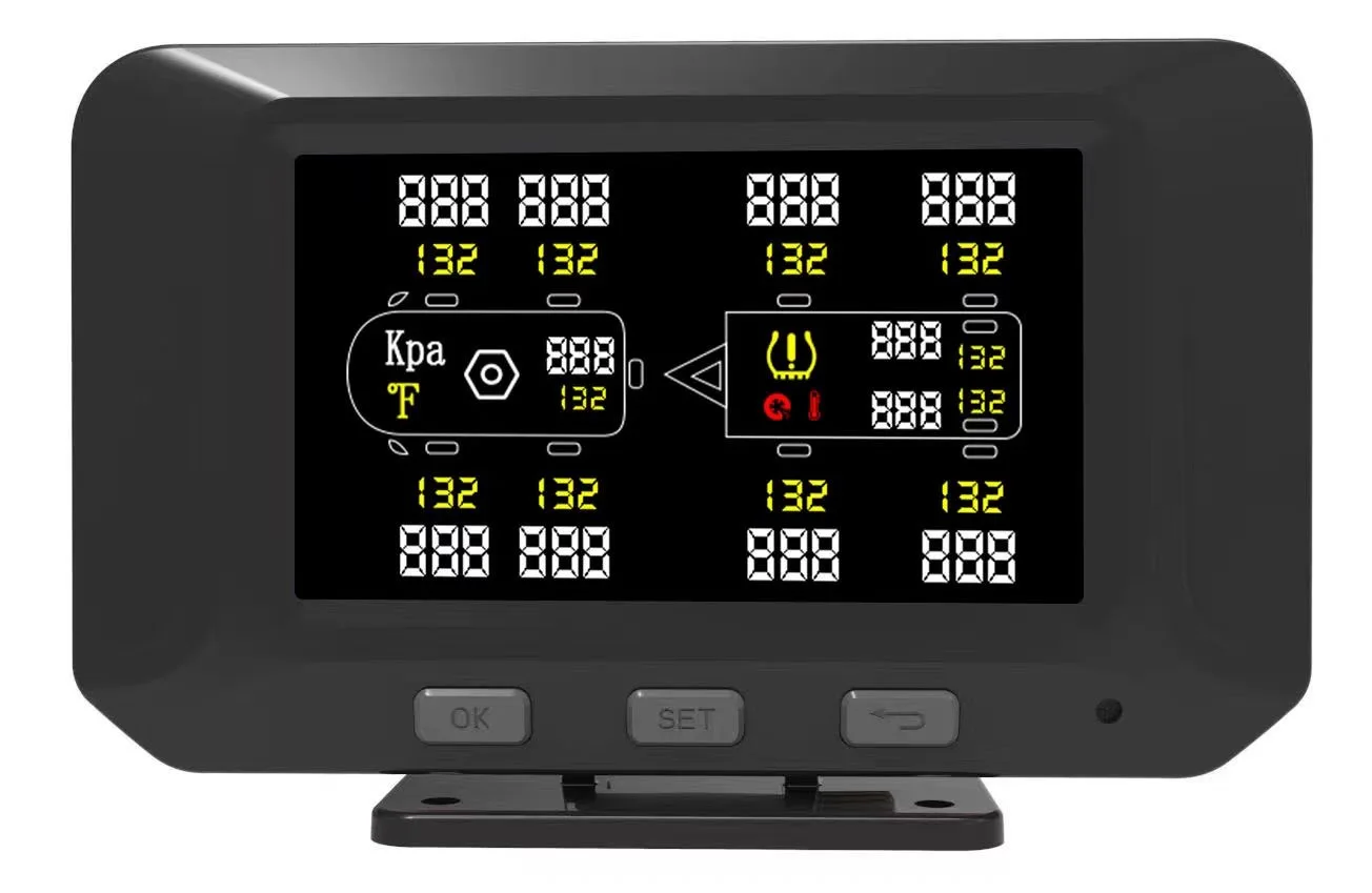 6-Tire TPMS for Bus and Truck RS232 Tire Pressure Monitoring System