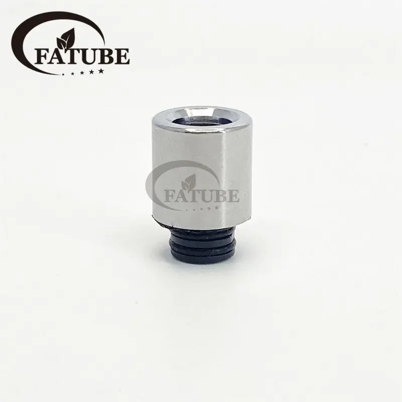 1 قطعة 510 قطعة فم من الفولاذ المقاوم للصدأ بطرف بالتنقيط لملحقات الماكينة لحماية التسخين باللون الفضي #4