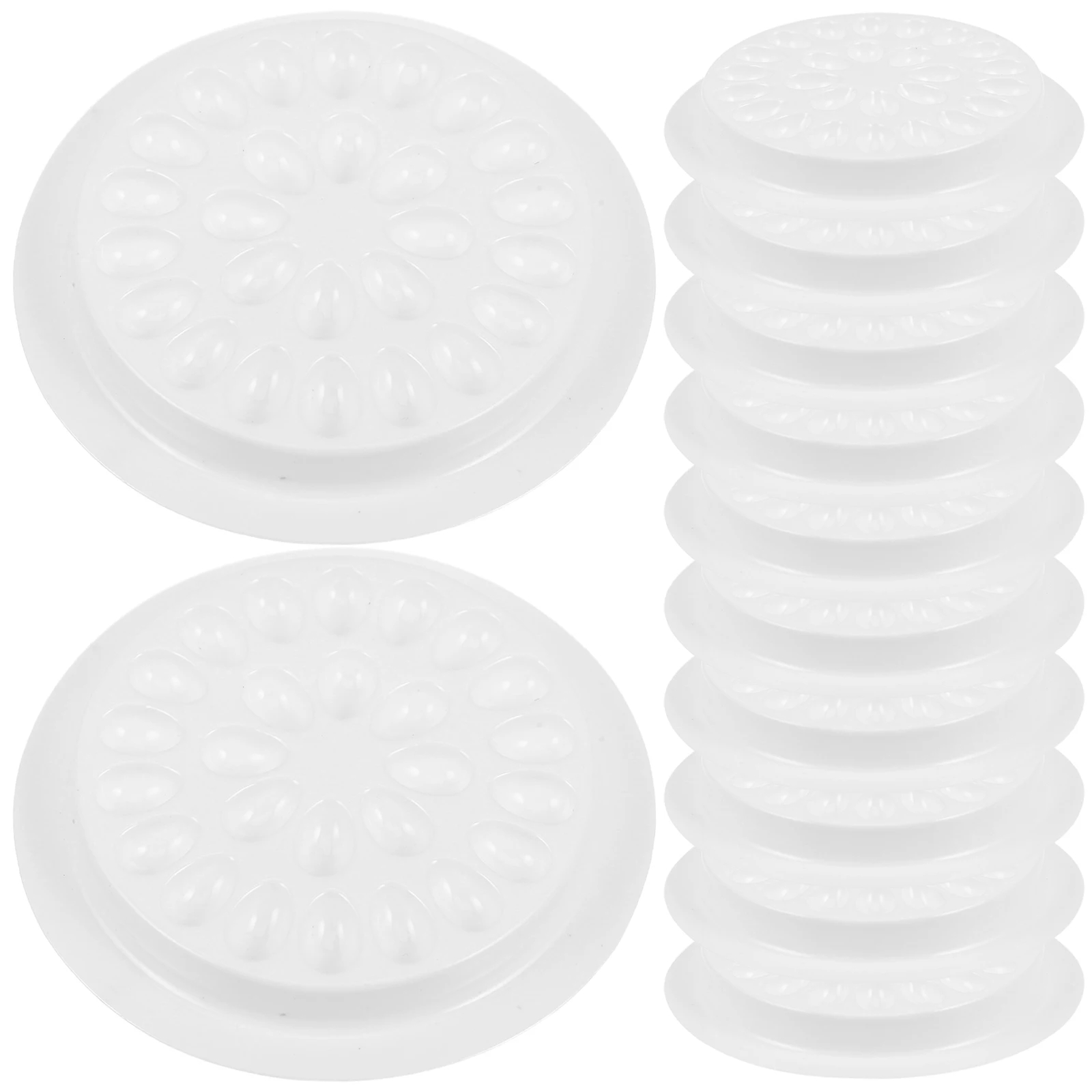 

100Pcs Lash Glue Palette Flower Shaped Eyelash Extension Glue Container Leak Proof Lightweight Organizer for Professional Lash