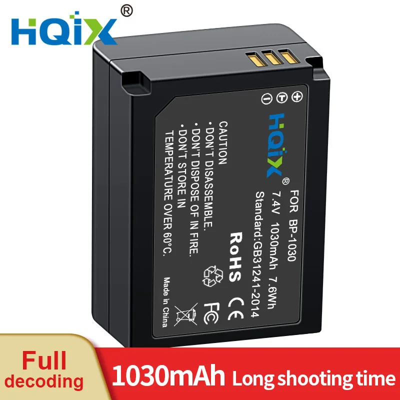 HQIX for Samsung NX2000 NX1100 TL240 NX1000 NX500 NX200 NX300 NX210 Camera BP-1030 1130 Charger Battery