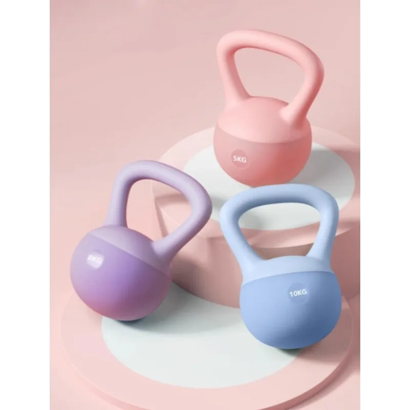 

Colorful Kettlebell, Home Fitness Strength Training Equipment, Multiple Weights Option for Full - Body Workout