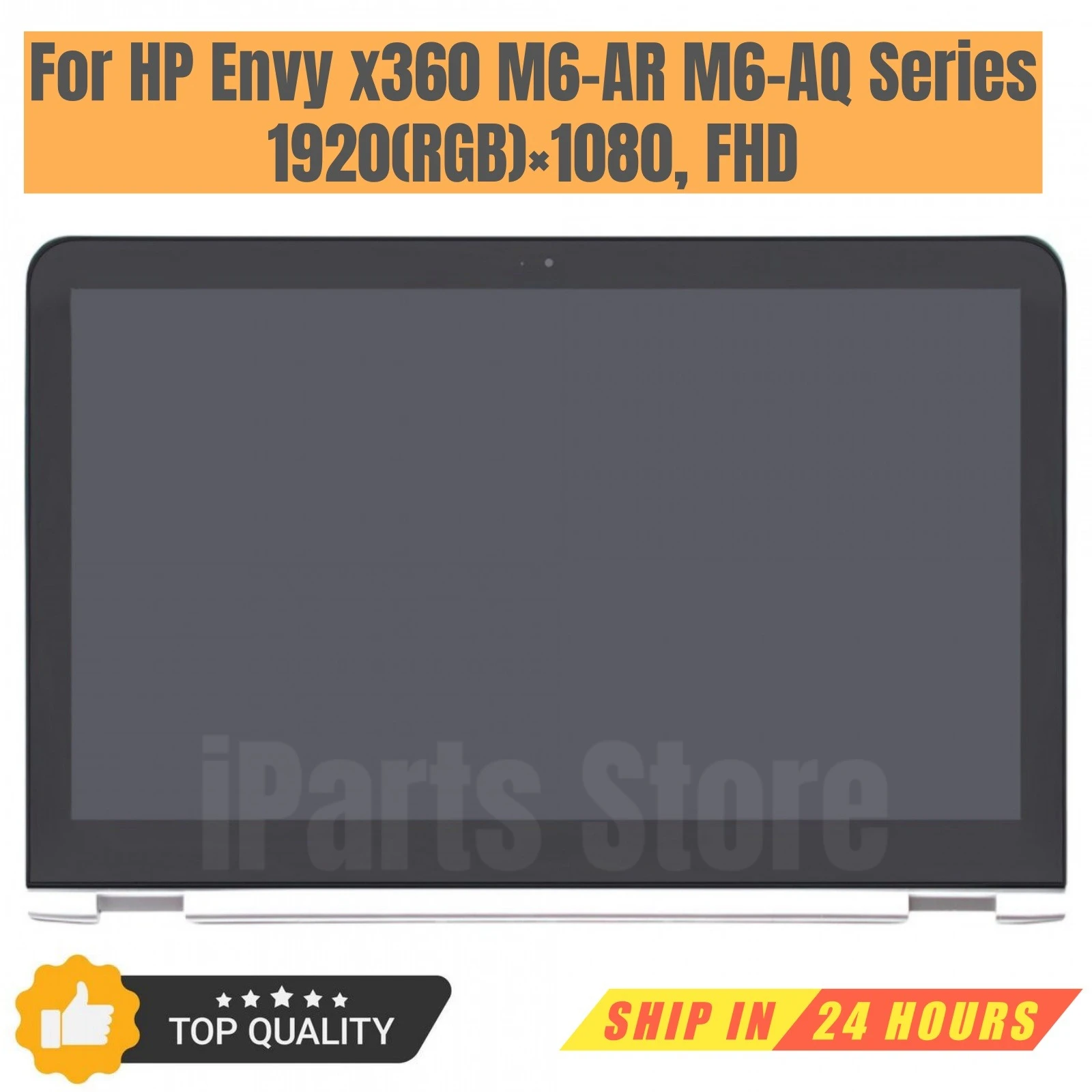 iParts Replacement Full Display for HP Envy x360 M6-AR004DX M6-AQ003DX M6-AQ005DX LCD Touch Screen With Frame Assembly OEM