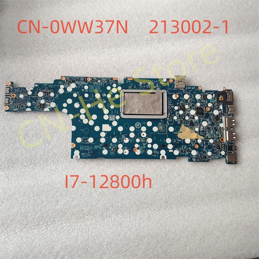 

FOR Dell Latitude 5530 5531 Precision 3571 Motherboard I7-12800h CN-0WW37N WW37N 213002-1 DDR4 100% Perfect Work