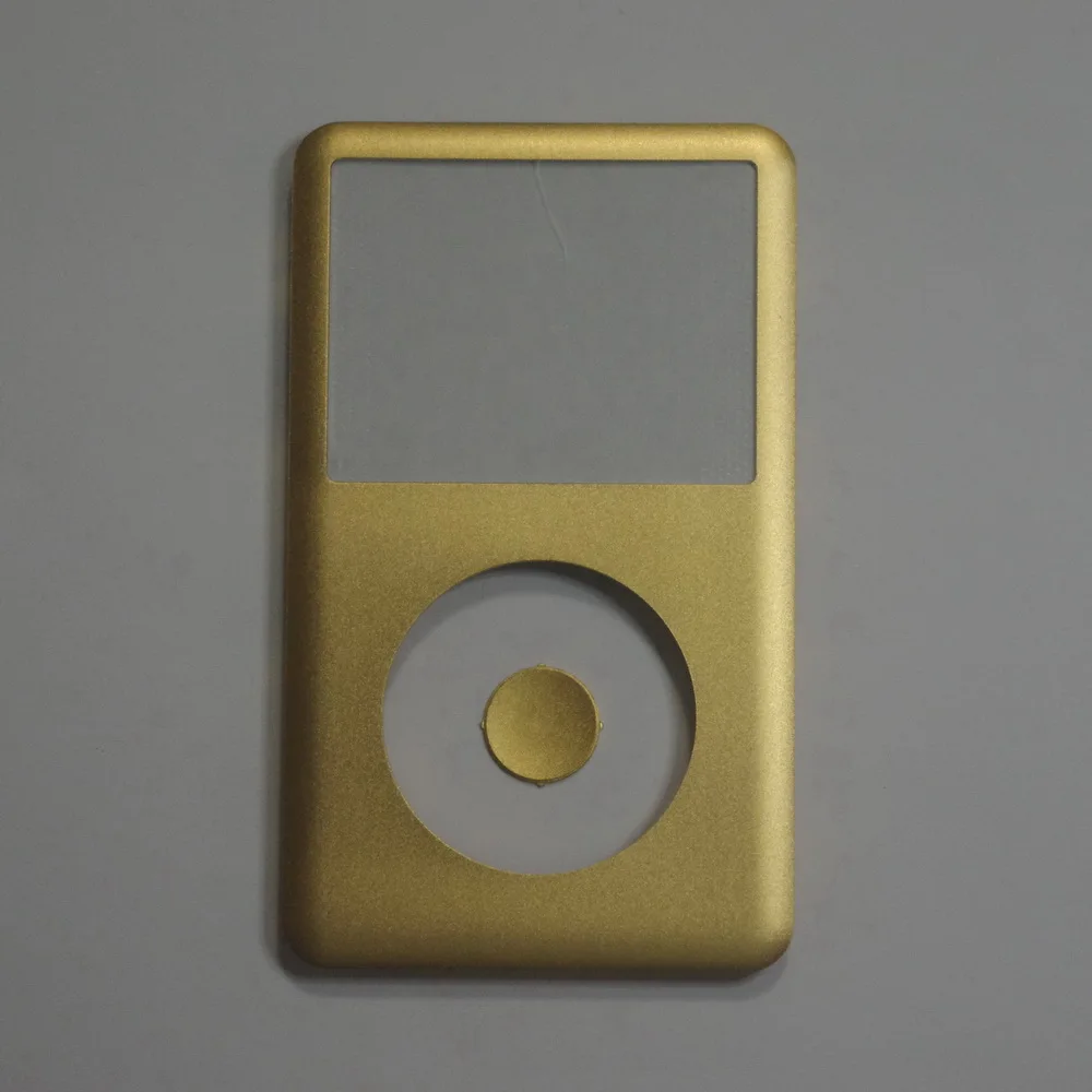 Для iPod 6-го классического золотистого, черного, серебристого, серого, цвета морской, красной, зеленой, синей передней панели с металлической