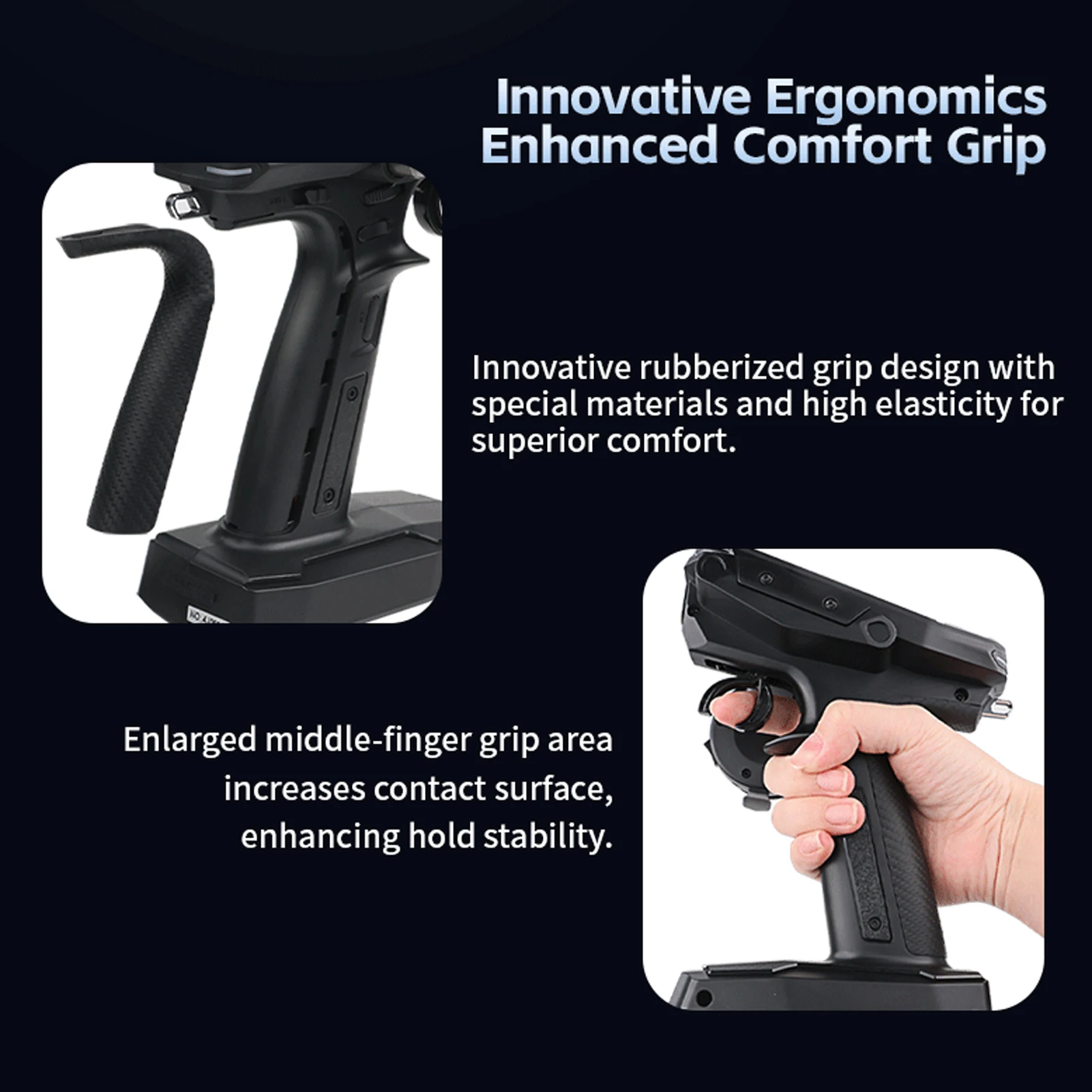 2.4GHz 11CH Remote Control 3.5 Inch  Screen Dual Antenna Transmitter with Receiver Set for RC Car Boat Transmitter Receiver