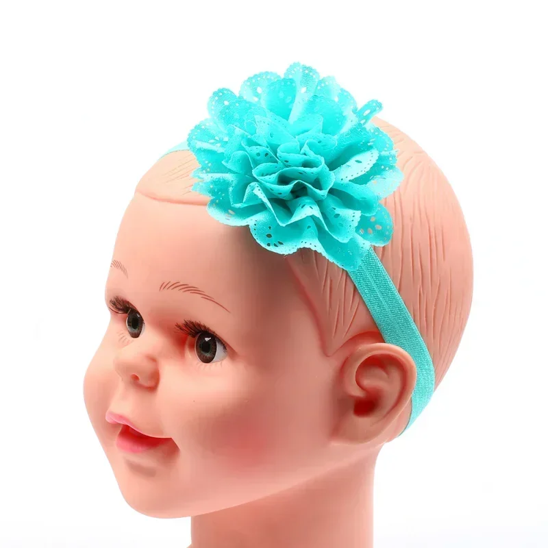 Soft Hair Bandage Band Headband Bow Turban for Newborn Kids Headwear Baby Girl Accessories Flower Solid Cute Gifts Children