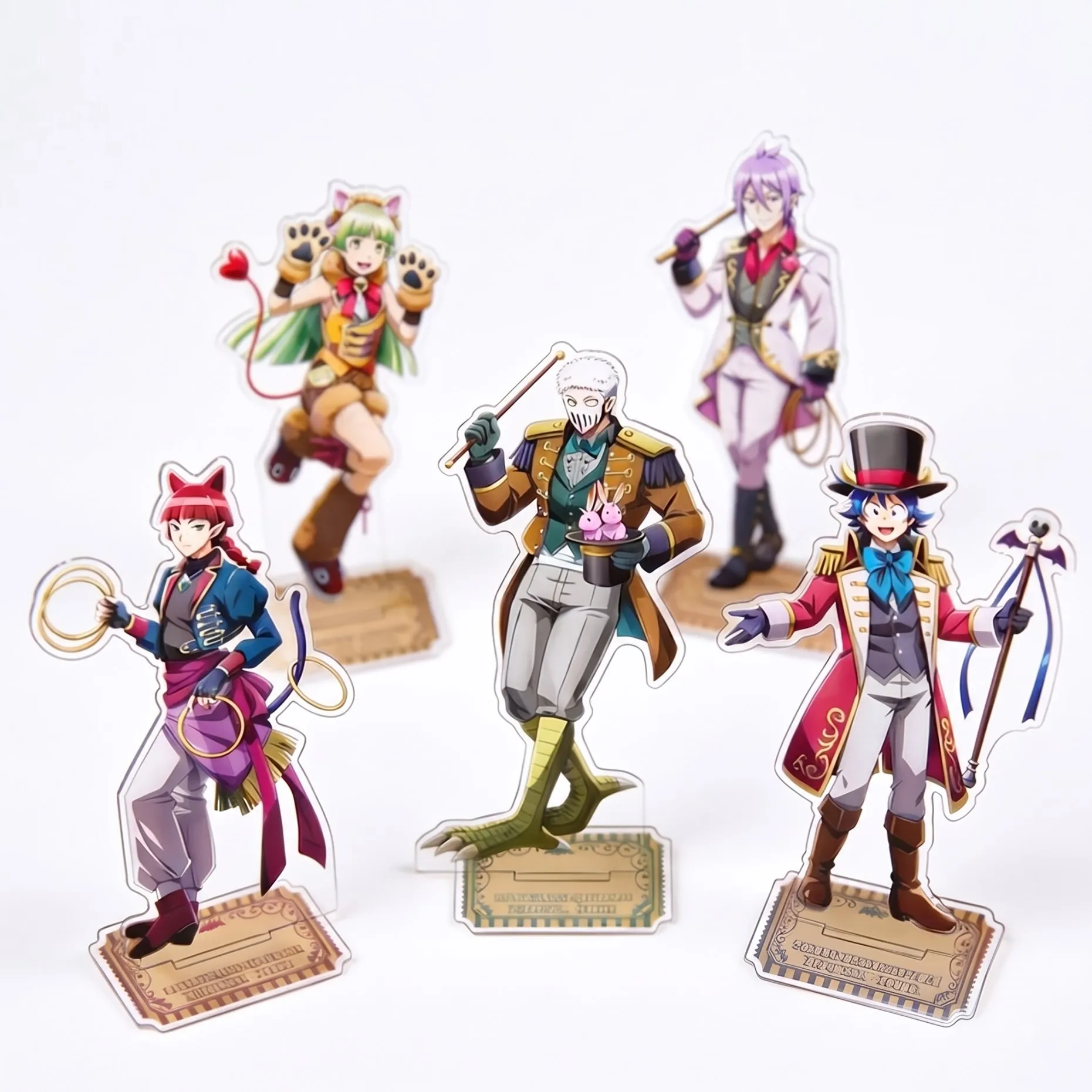 Welcome to Demon School! Iruma-kun Mairimashita Irumakun 15cm Acrylic Stand Keychain Clara Asmodeus Opera Kallego Model Plate
