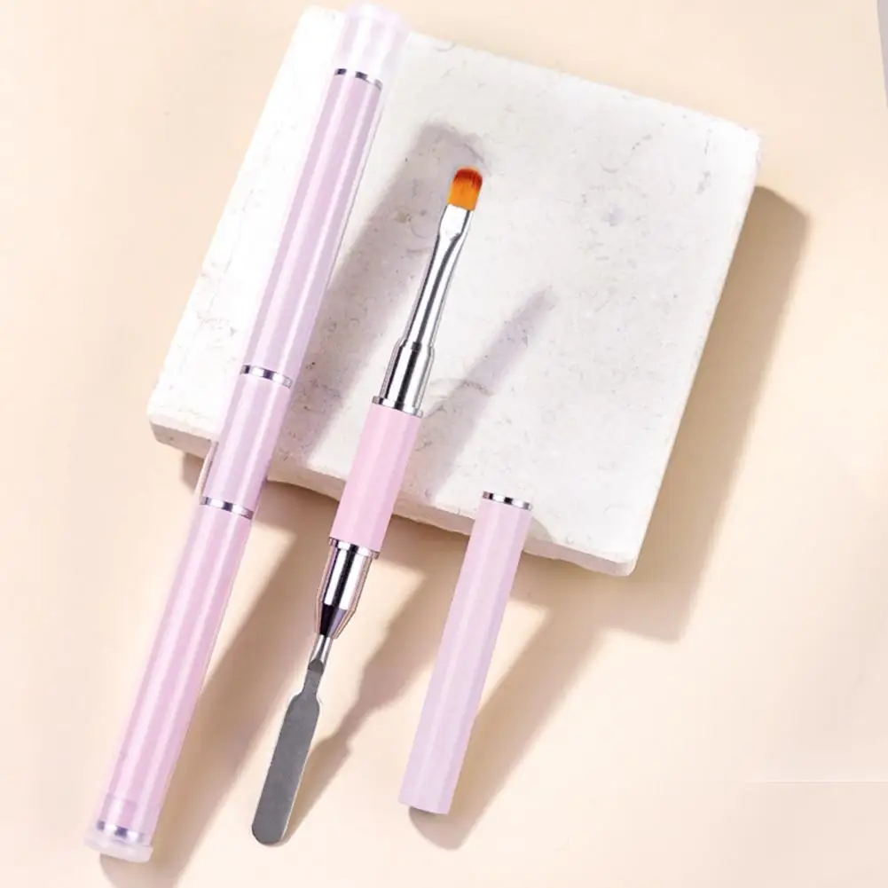 Easy Operation Nail Art Tool Nail Art Brush Dual-use Nail Art Pen Brush for Adhesive Application Nail Therapy Nail Art