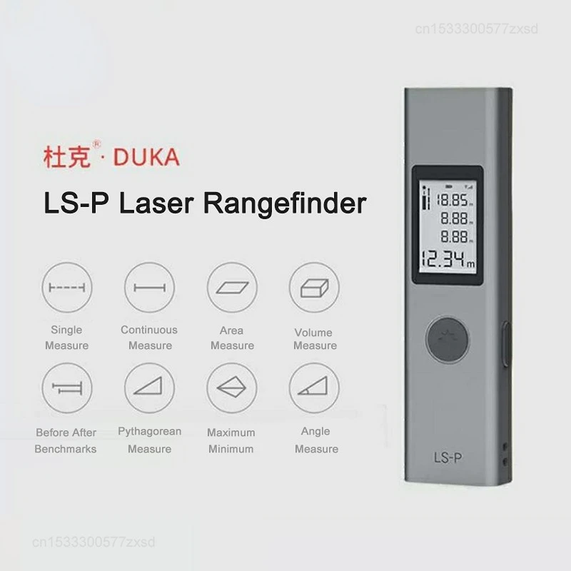 DUKA ATuMan LS-P Laser Rangefinder 40m Measurement Tools Portable Rechargeable Digital Screen Laser Distance Meter Ruler