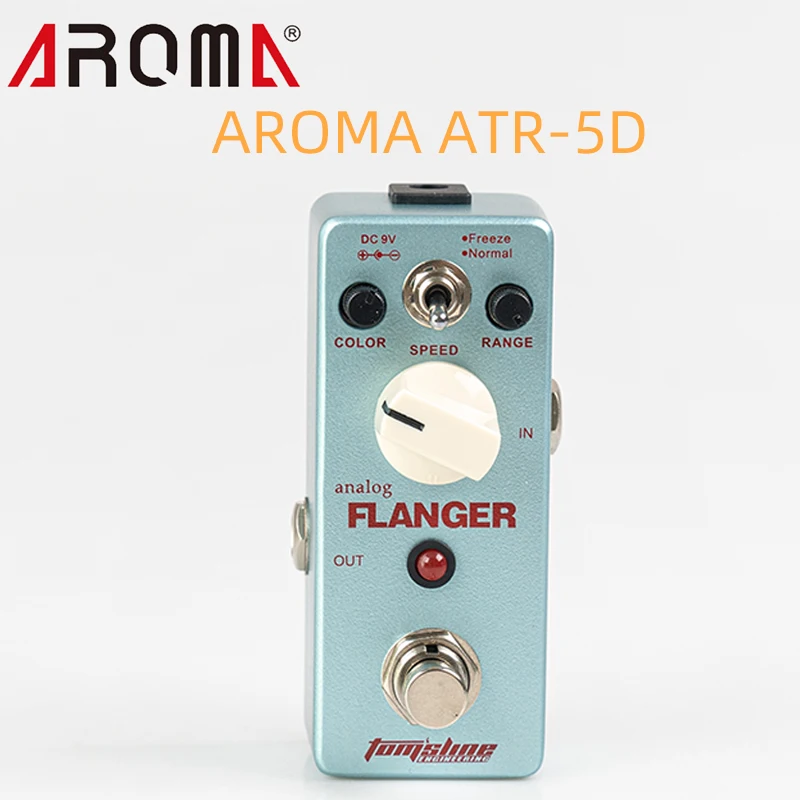 AROMA Tom'sline ATR-5 D Twister Analog Flanger MINI Guitar Effect Pedal Analogue Effect Ture Bypass