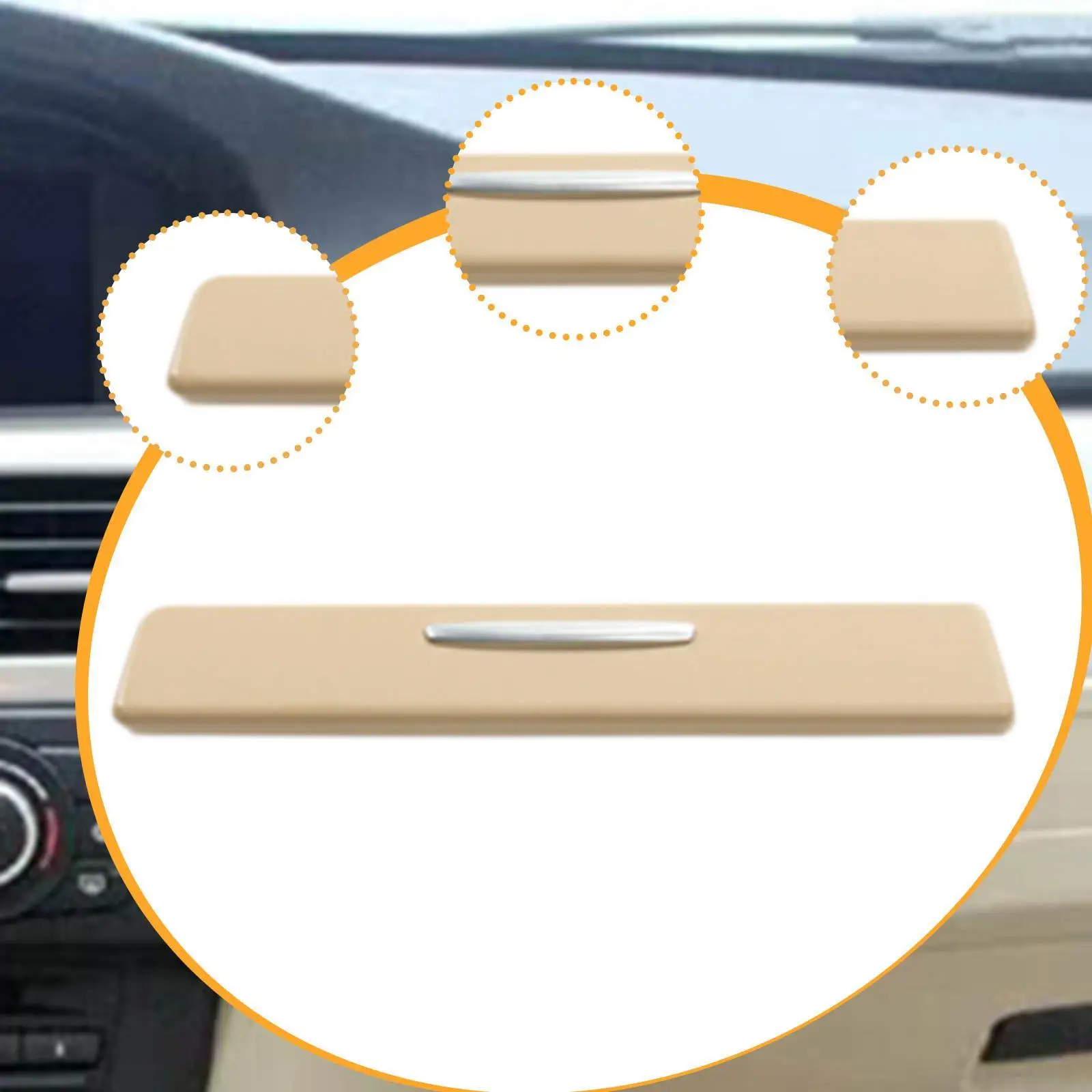 Suporte de copo capa guarnição resistente acessórios automotivos fácil de instalar peças de automóvel prático substituir para e90/e91 05-12