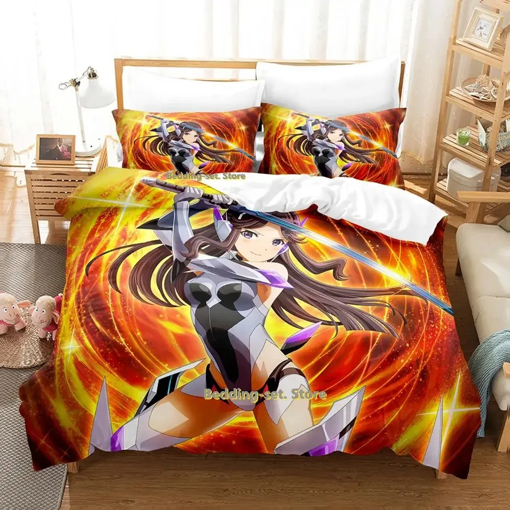 

2023 Shoujo Kageki Revue Starlight Bedding Set Cartoon Anime three-piece set Adult Kid Bedroom Duvetcover Sets 3D Kawaii Girl