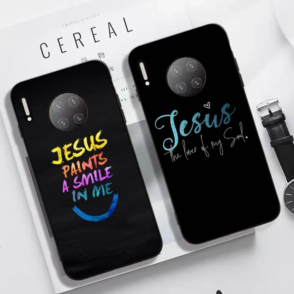 Faith Christian Religious Jesus Art Phone Case For Huawei Mate 10 20 30 40 50 Lite Pro Nova 3 3i 5 6 SE 7 Pro 7SE