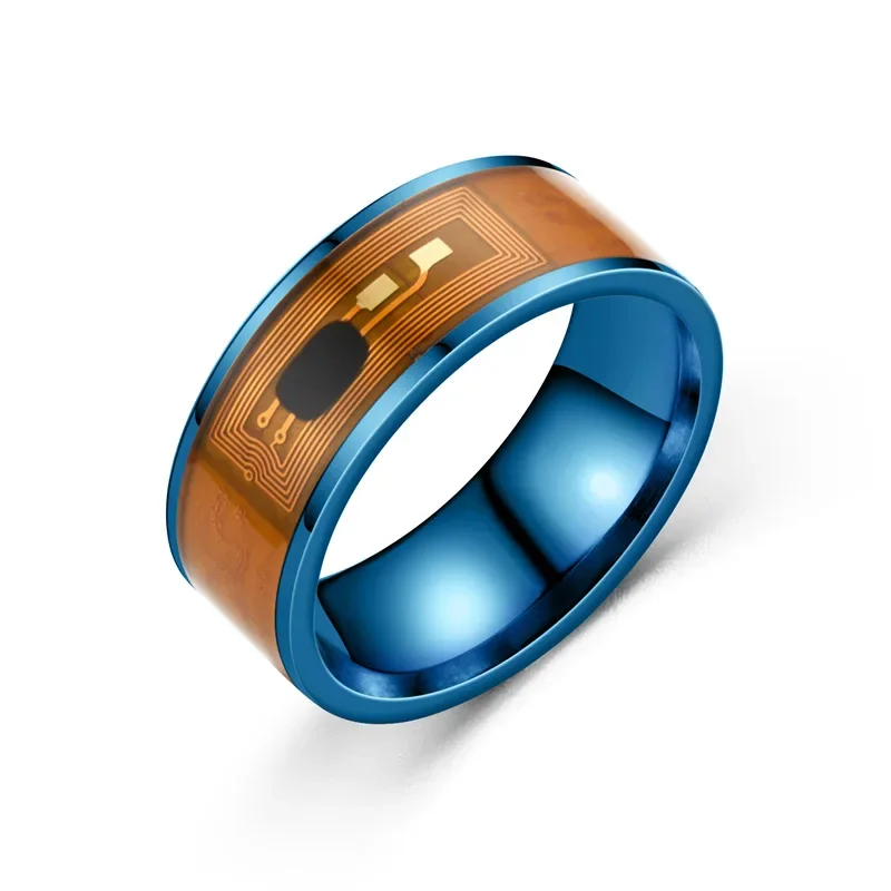 NFC Smart Ring Double Dragon Pattern Ring Portable Wearing ID Recognition Device Multifunctional Finger Jewelry with Chip