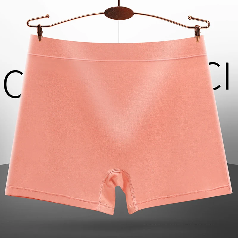 Large Size Boxer Shorts Women Cotton Soft Boyshorts High Waist Female Underwear Under Skirt Breathable Ladies Safety Short Pants