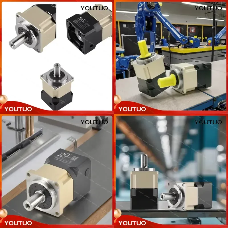 PGH Series Planetary Gearbox Reducer 1 2 Stage Harmonic High Torque Shaft Output for Farm Motor Speed Reducers ODM