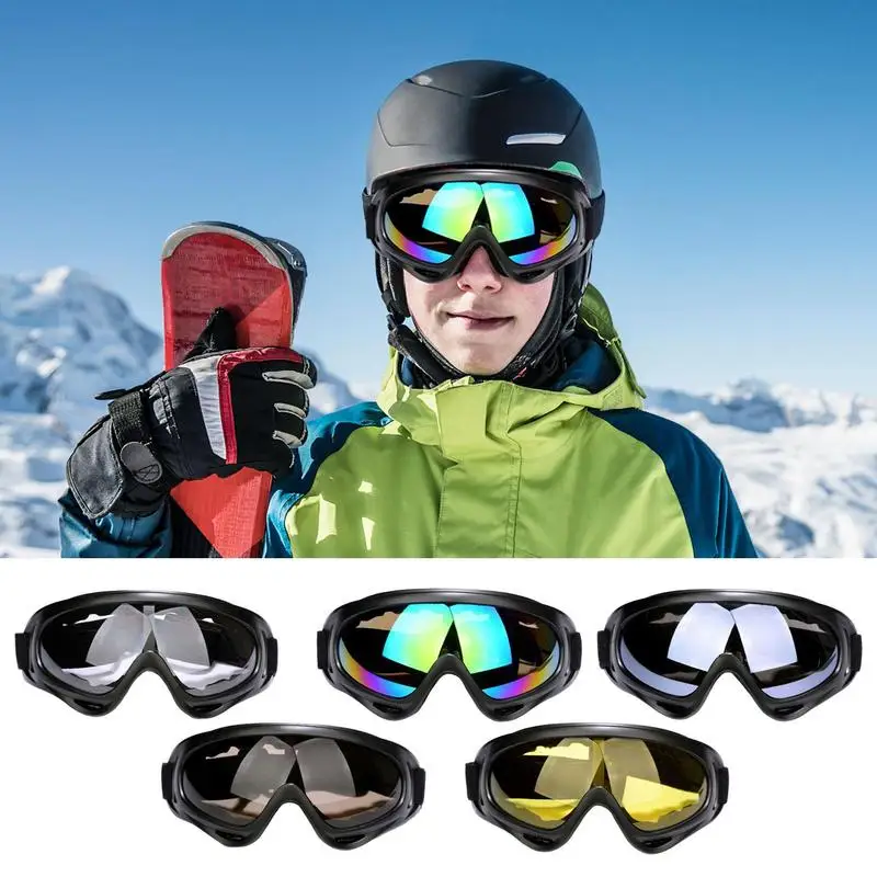 Ski Snowboard Goggles Mountain Skiing Eyewear Snowmobile Winter Sports Gogle Snow Glasses Cycling Sunglasses Mens Mask for Sun