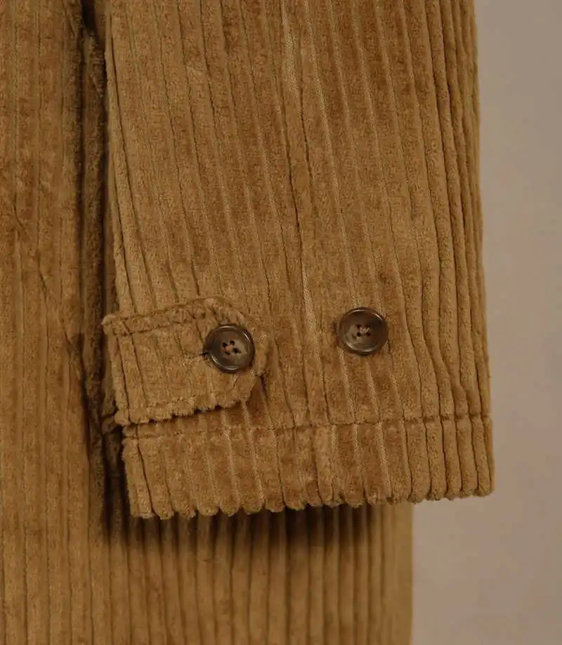 เสื้อโค้ทผู้ชายผ้าแฟลนเนลทันสมัย แบบกระดุมสองแถว ทรงหลวม สำหรับฤดูใบไม้ร่วงและฤดูหนาว อุ่นสบาย เหมาะสำหรับใส่ทำงานในออฟฟิศหรือโอกาสทางการ  สามารถสั่งตัดได้