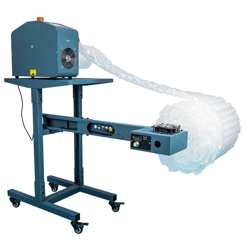 Automatic winding machine, receiving rack, buffer packaging film winding device
