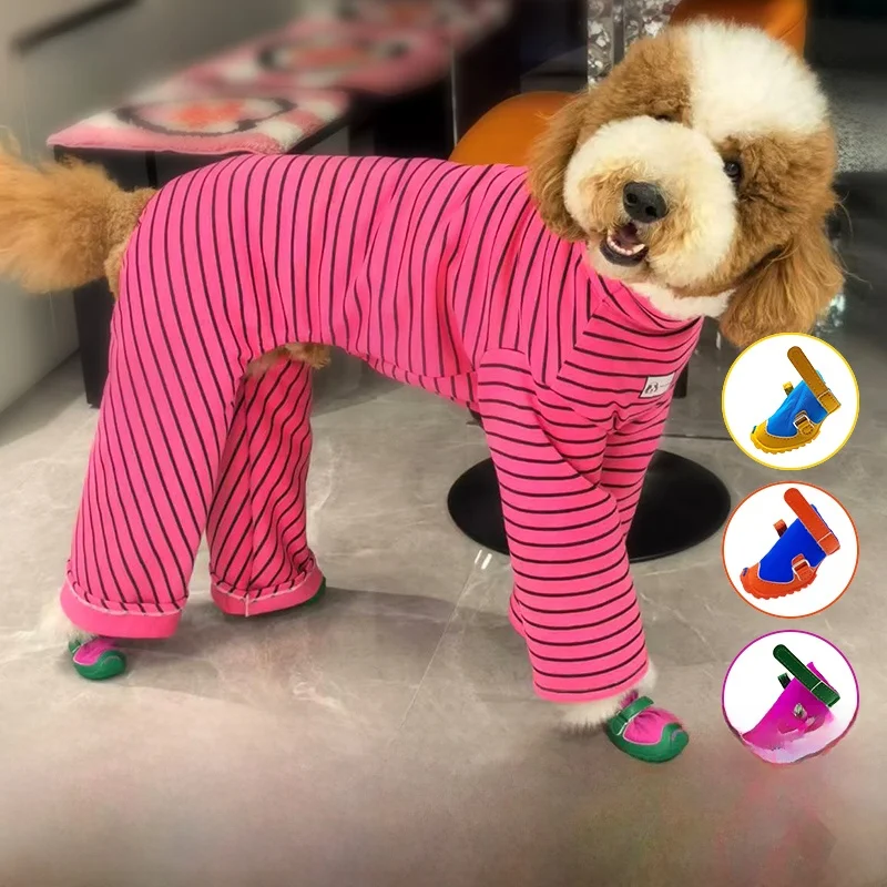 

Зимние ботинки для собак крупных пород Fok Dog с меховой подкладкой, хлопковые, грязеотталкивающие, нескользящие, для гриффонов и других пород.