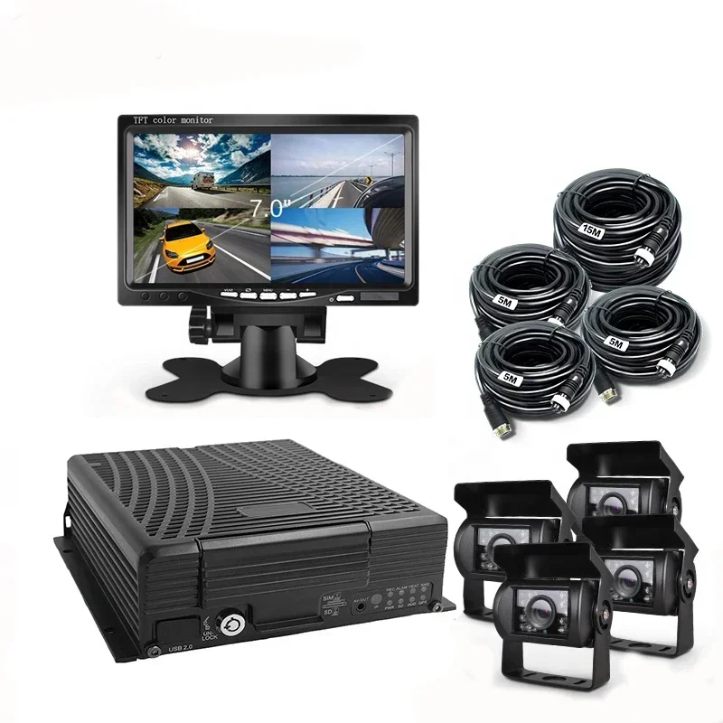 AI Mdvr Driver Fatigue ADAS DVR System 1080p HDD Mobile DVR 360 Aroundview Video Recorder Vehicle Fleet Management
