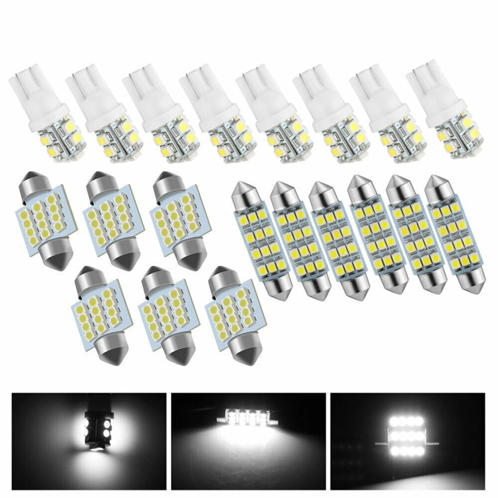 Car Interior Bulb Car Led Bulb Led Combination Set for Car Interior/Indoor Map Dome/ Trunk / License Lights Car Led Bulbs