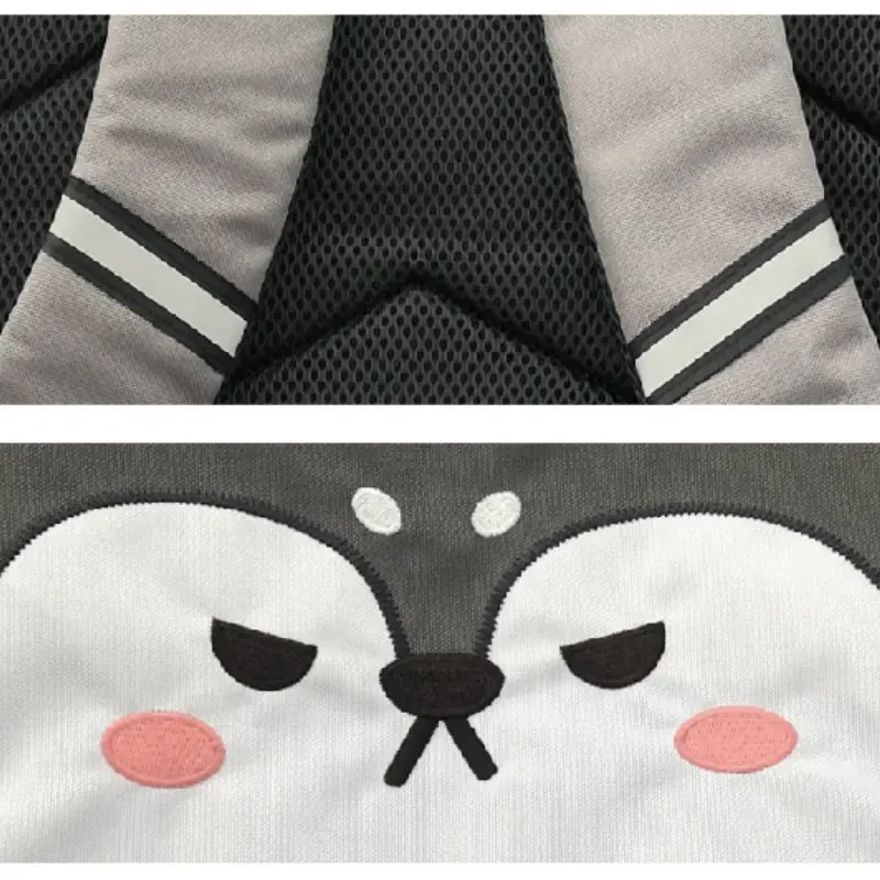 Shiba Inu Corgi Husky perro lona Linda mochila con estampado de dibujos animados moda mujer hombro paquete estudiante bolso escolar mochila para ordenador portátil