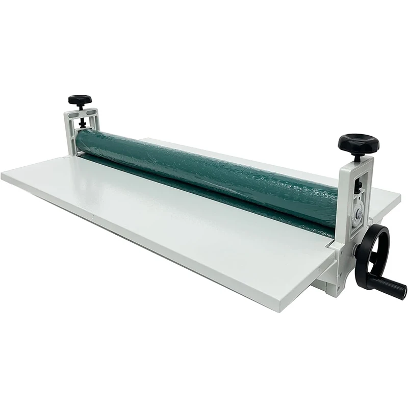 

750mm Manual Cold Roll Laminating Machine with Foldable Working Table Photo Paper Vinyl Film Lamination