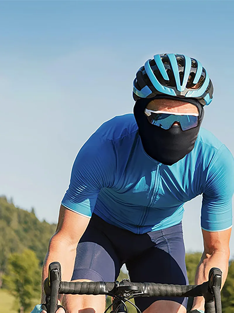 Pasamontañas UPF50+ para Motociclismo y Ciclismo, Forro para Casco, Protección UV, Transpirable, para Esquí y Actividades al Aire Libre
