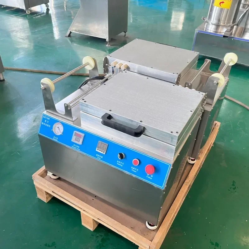 

Fully automatic sealing machine for eel meat slices, cold fresh meat tray type body fitting packaging machine, squid gas