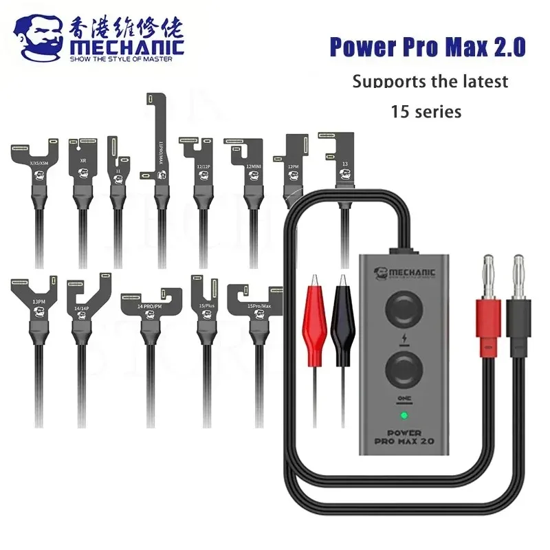 Qianli iPower Pro Max For iPhone 15 14 13 12 16/11Pro/11Pro MAX Repair Test Cable DC Power Control Test Power Supply Boot Line