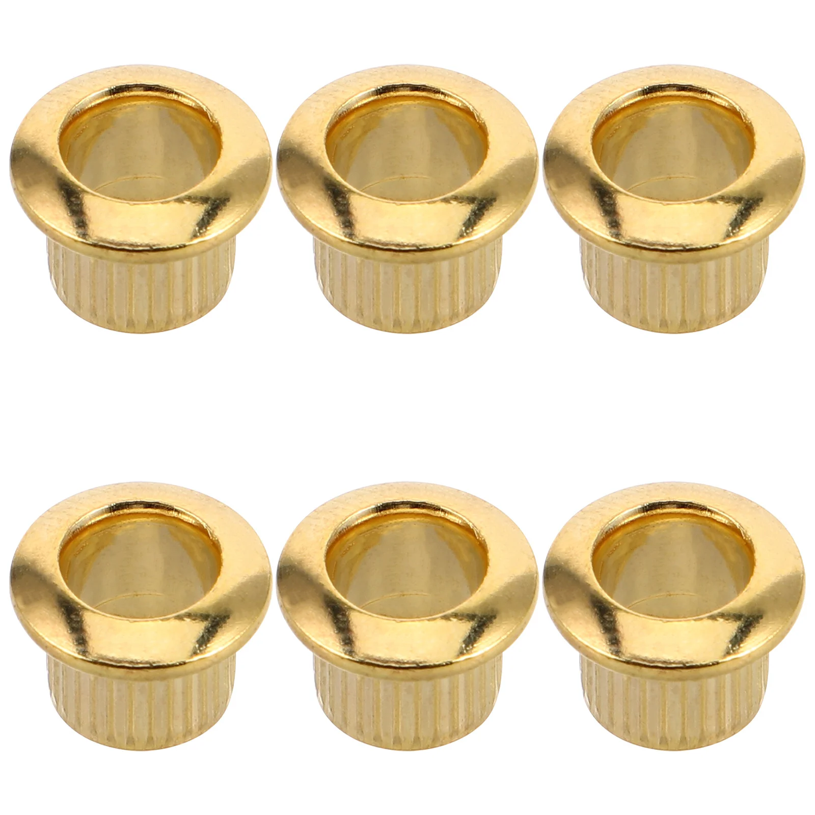 

6Pcs Guitar Tuner Bushings Vintage Design Metal Threaded Bushing Spacers Prevent Dust Ideal for Guitar Hardware Upgrades