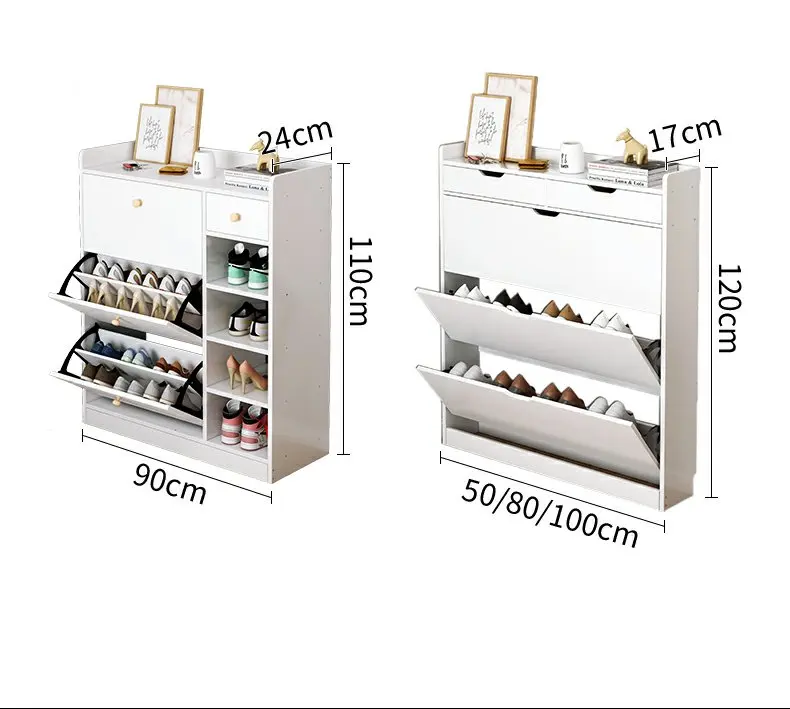 خزانة الأحذية باب منزلي جديد 2023 انفجار داخلي رفيع للغاية مدخل دلو باب ضيق صغير رف أحذية بسيط #6