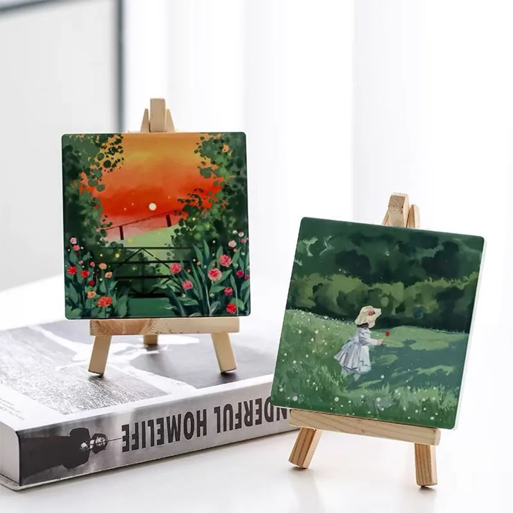 Multifunction Small Easel Support  Wooden Easel Stand For Painting Desktop Photo Card Ipad Display Stand Drawing Support Tool