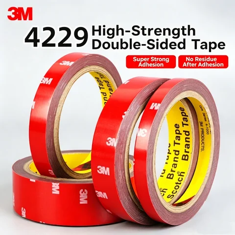 3M Strong Double Sided Tape High Adhesive High Temperature Resistant&Waterproof 4229P Special Foam Tape for Car Rear Wing Fixing