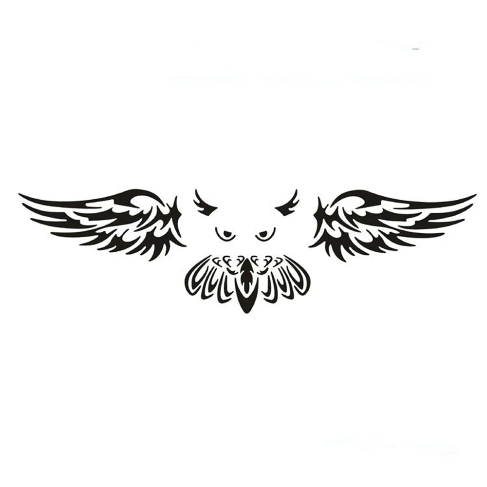 Car Rear Logo Decoration Owl Styling Funny Car Sticker Anbd Decal for Mazda 2 3 5 6 CX-3 CX-5 CX-7 MX-3 MX-5 Axela,Black/Whiter